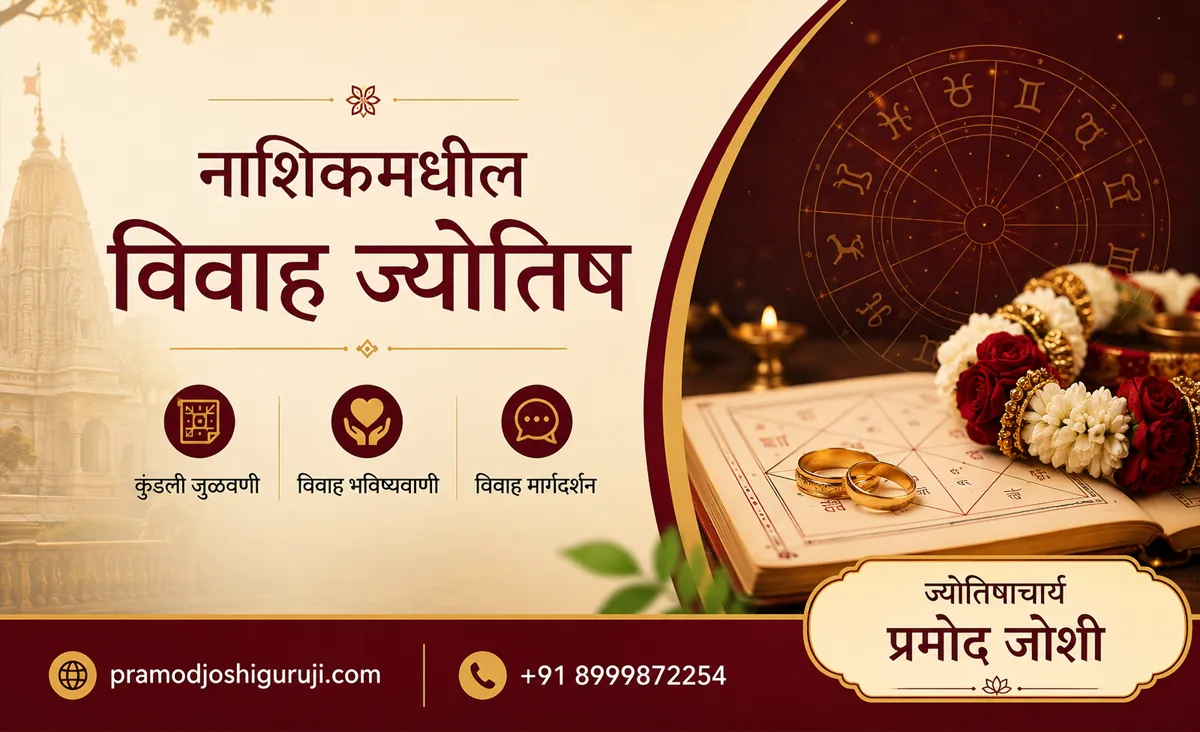 नाशिकमधील विवाह ज्योतिष: कुंडली जुळवणी, विवाह भविष्यवाणी आणि विवाह मार्गदर्शन